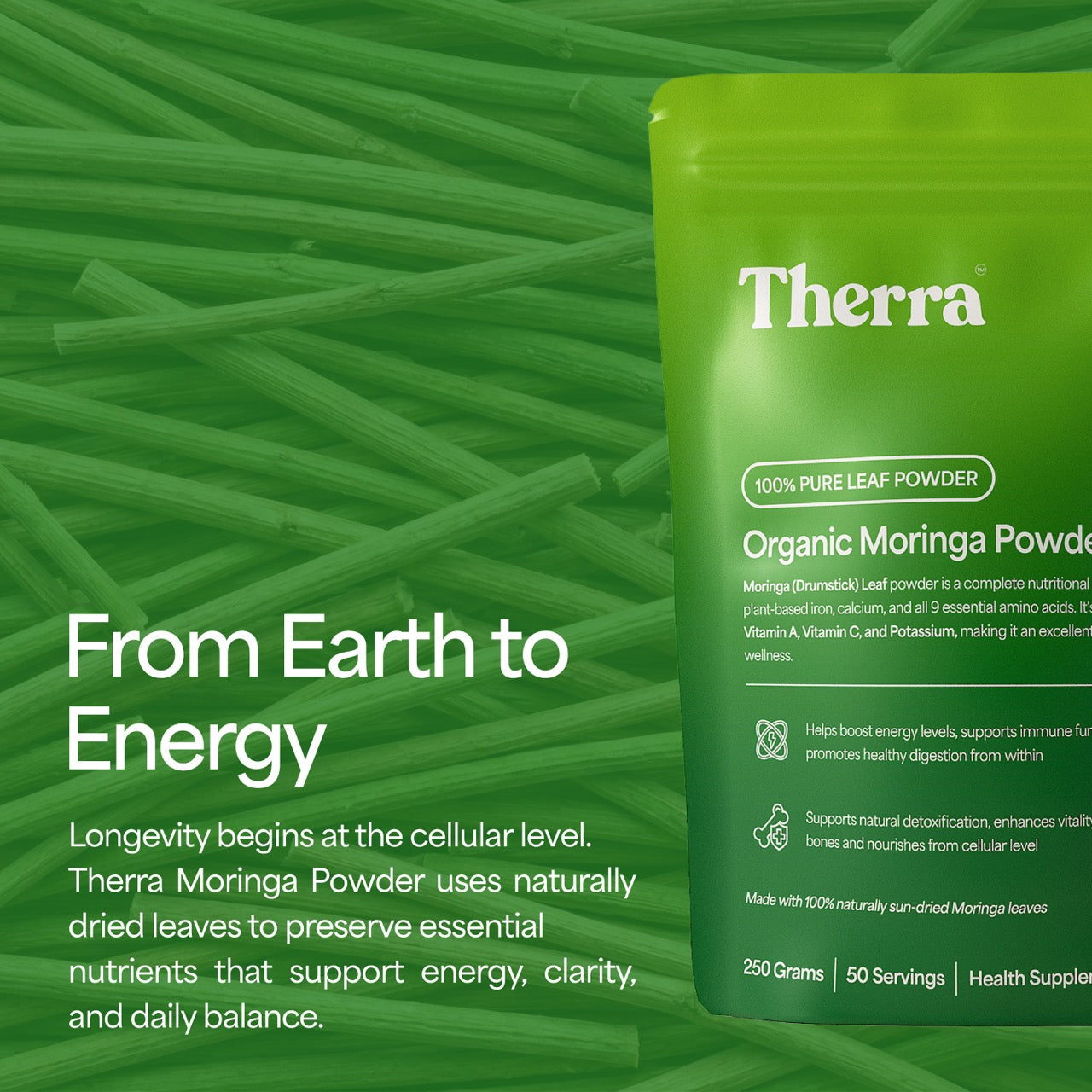 Organic Moringa Powder