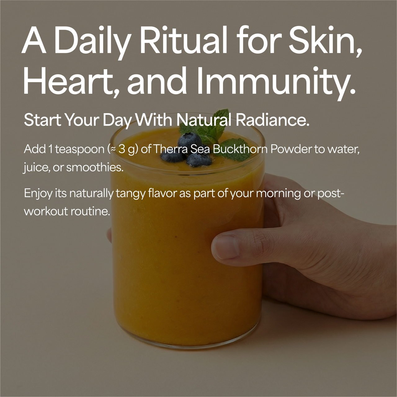 Organic Sea Buckthorn Powder