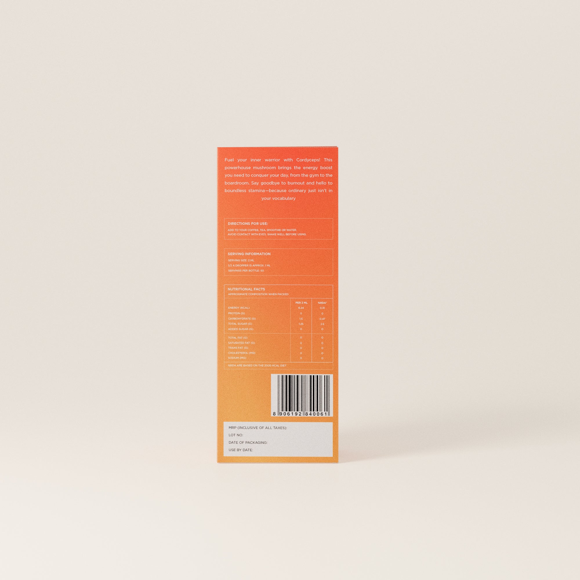Cordycep Mushroom Tincture