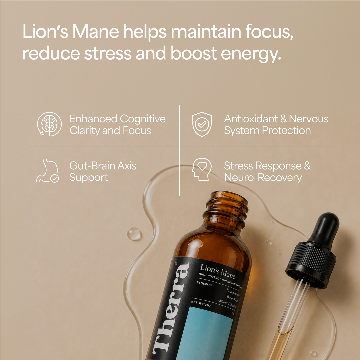 Lion's Mane Mushroom Tincture